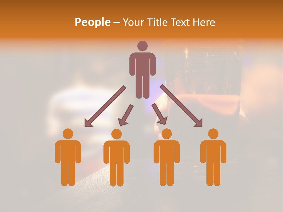 Holding Hand Man PowerPoint Template