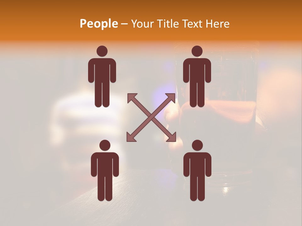 Holding Hand Man PowerPoint Template