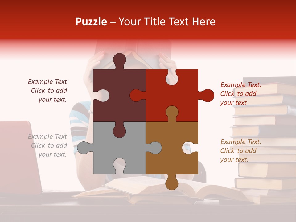 Trouble Solving Working PowerPoint Template