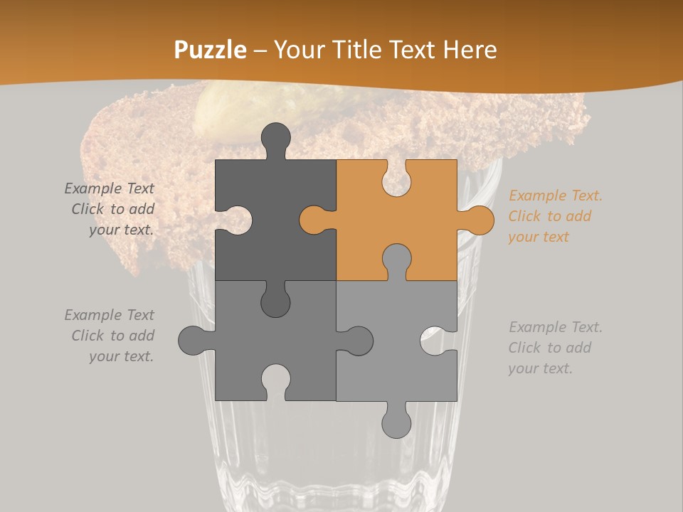 Vodka Lifestyle Cornichon PowerPoint Template