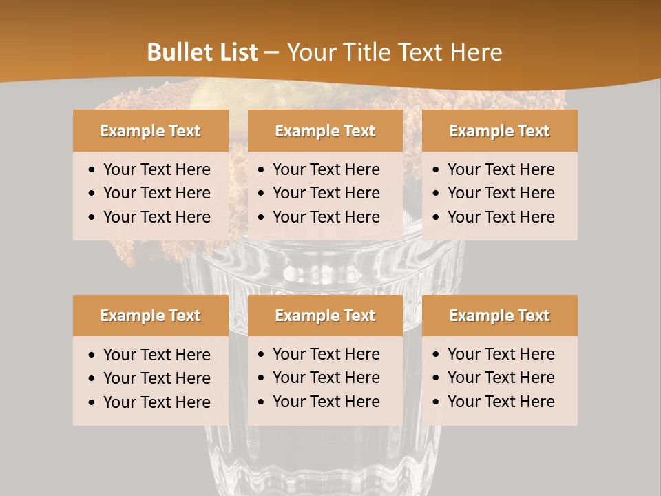 Vodka Lifestyle Cornichon PowerPoint Template