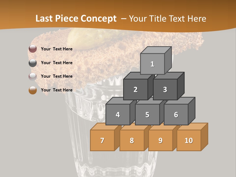 Vodka Lifestyle Cornichon PowerPoint Template