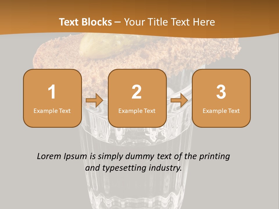 Vodka Lifestyle Cornichon PowerPoint Template