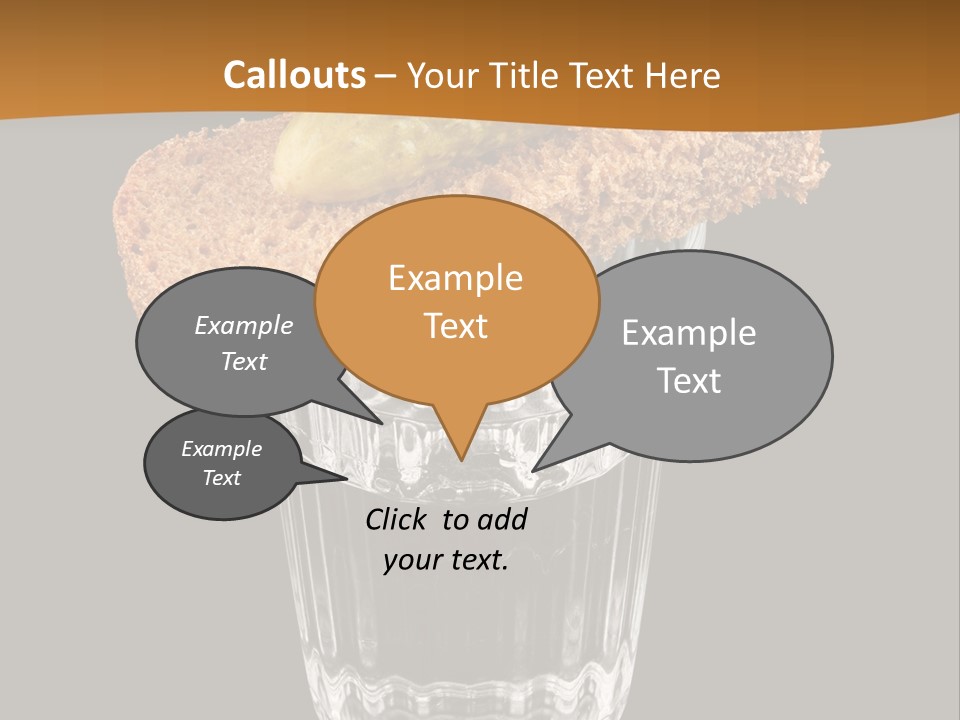 Vodka Lifestyle Cornichon PowerPoint Template