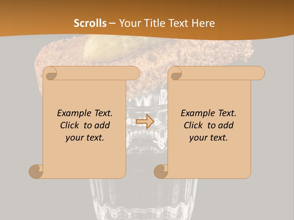 Vodka Lifestyle Cornichon PowerPoint Template