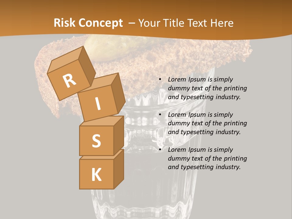 Vodka Lifestyle Cornichon PowerPoint Template