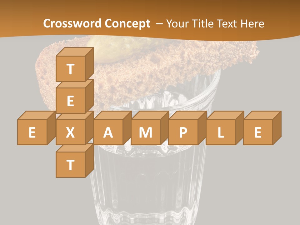 Vodka Lifestyle Cornichon PowerPoint Template