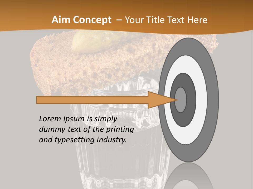 Vodka Lifestyle Cornichon PowerPoint Template