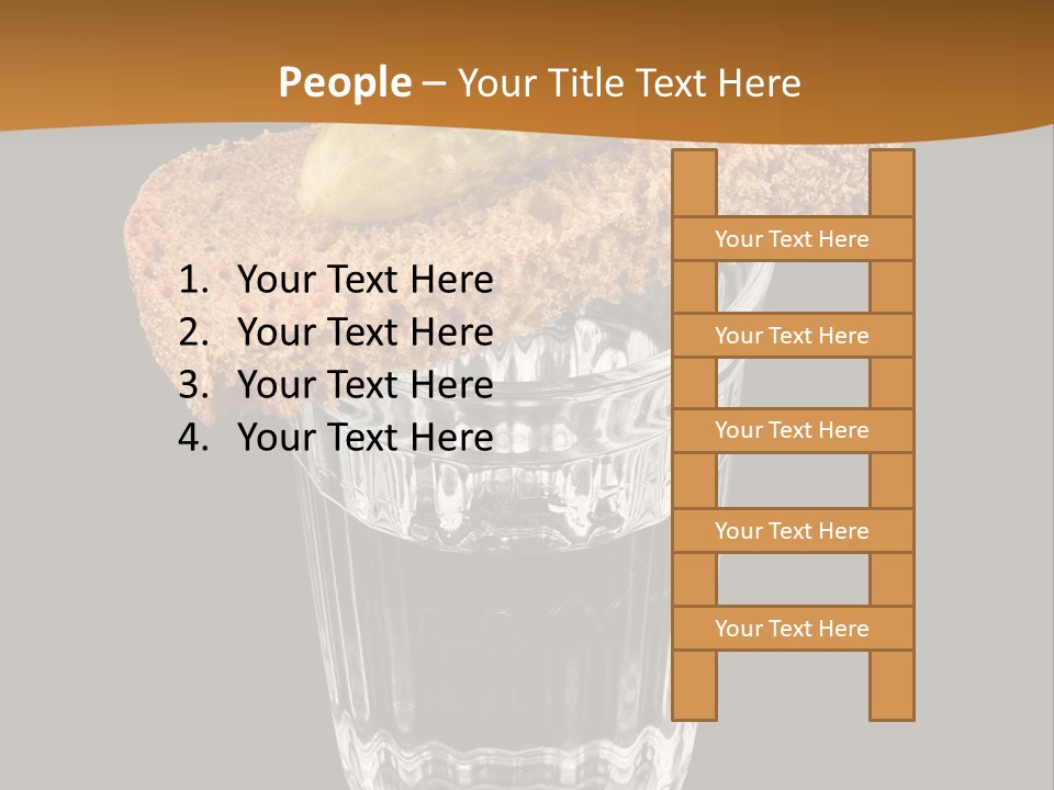 Vodka Lifestyle Cornichon PowerPoint Template