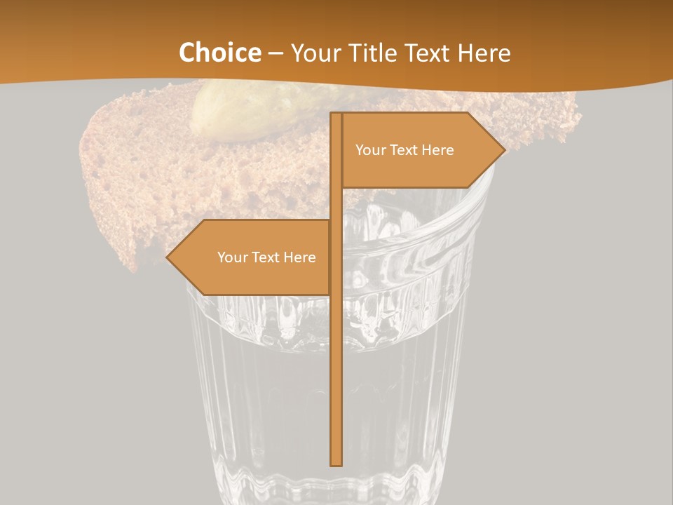 Vodka Lifestyle Cornichon PowerPoint Template