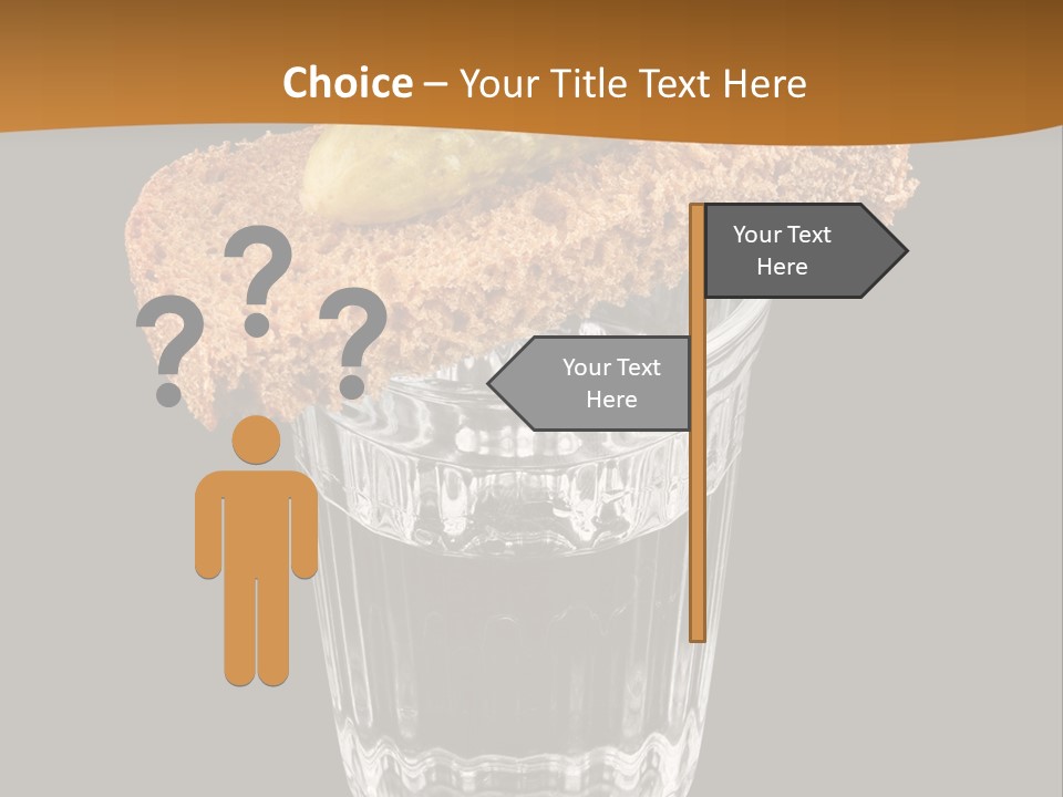 Vodka Lifestyle Cornichon PowerPoint Template