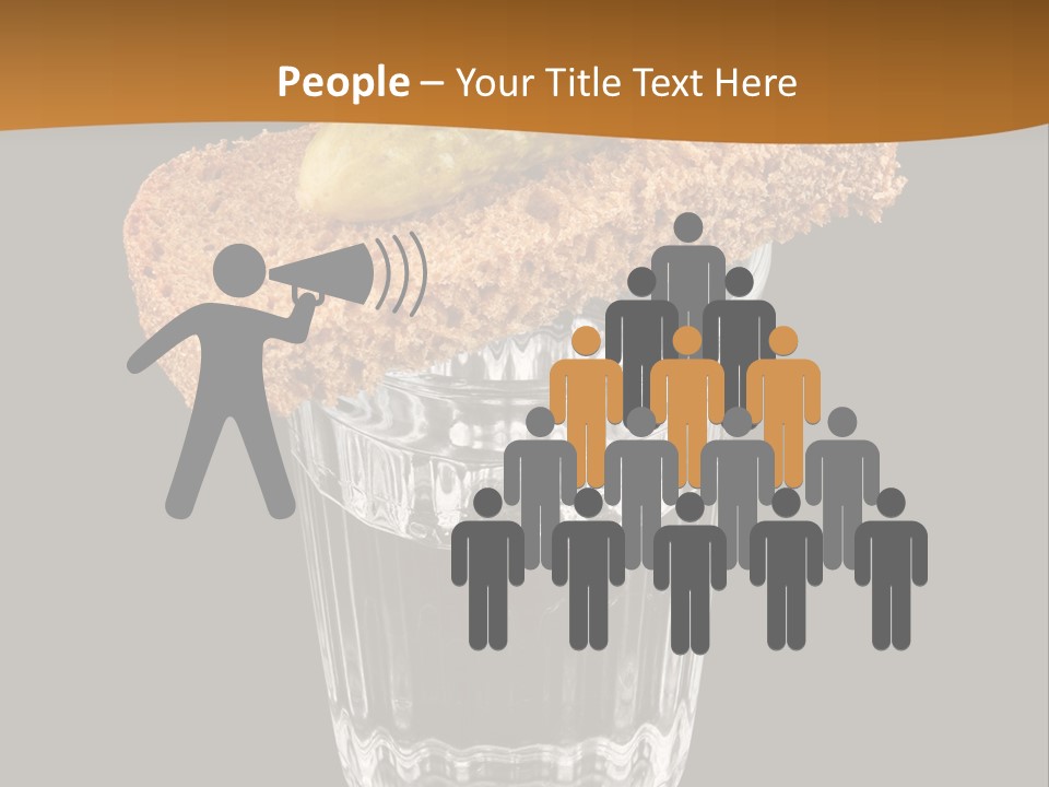 Vodka Lifestyle Cornichon PowerPoint Template