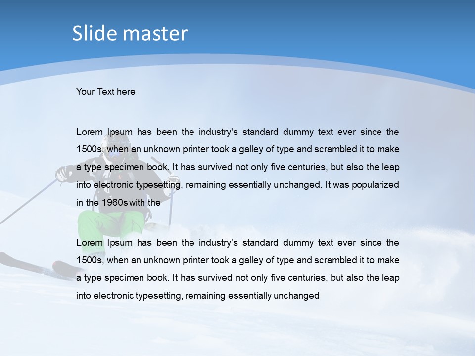 Clear Black One PowerPoint Template