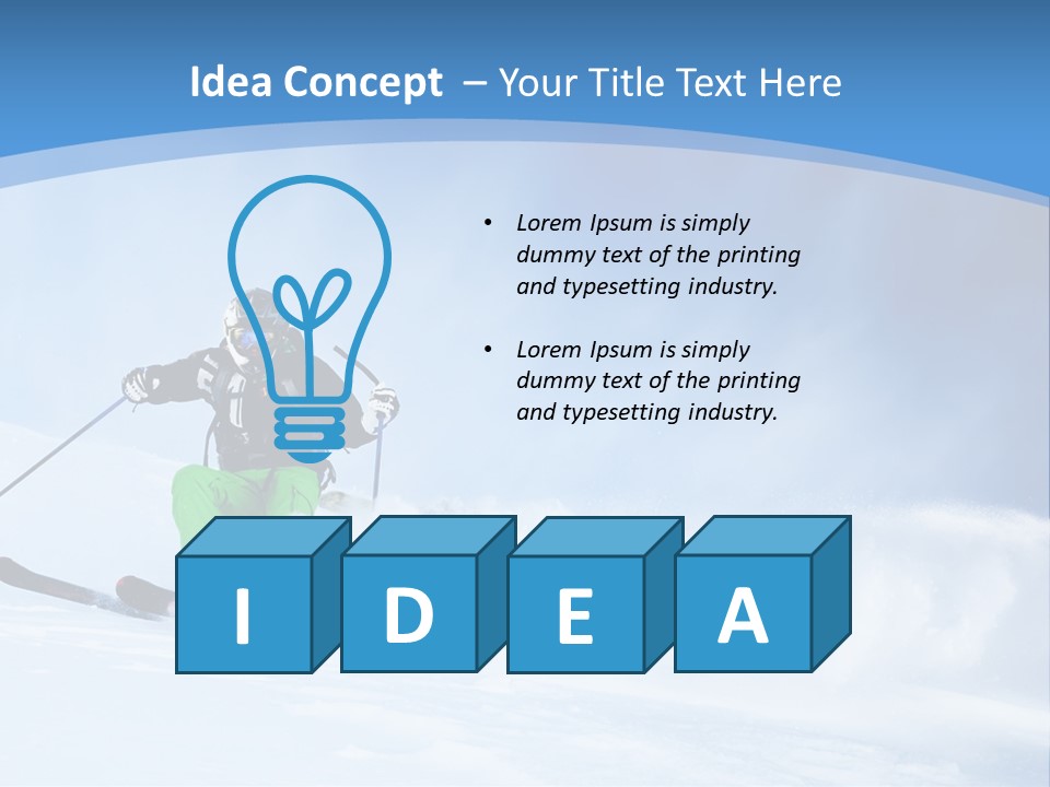 Clear Black One PowerPoint Template