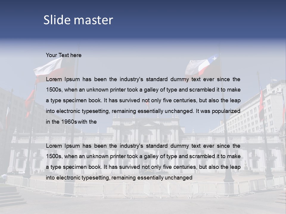 Downtown Monument America PowerPoint Template