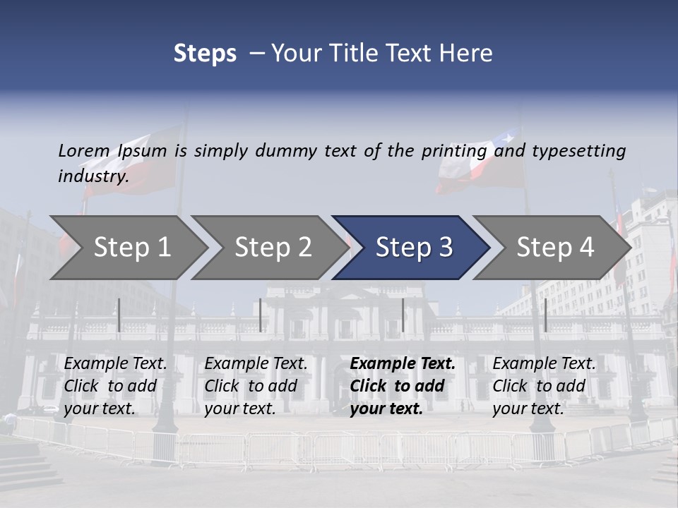 Downtown Monument America PowerPoint Template