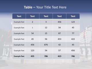 Downtown Monument America PowerPoint Template