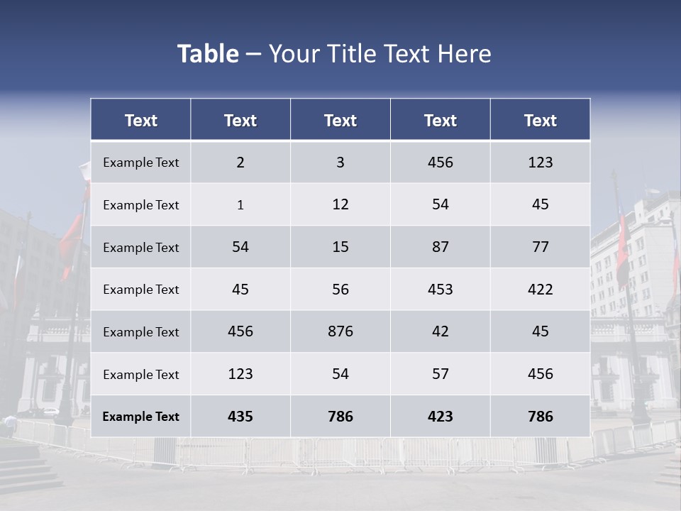 Downtown Monument America PowerPoint Template