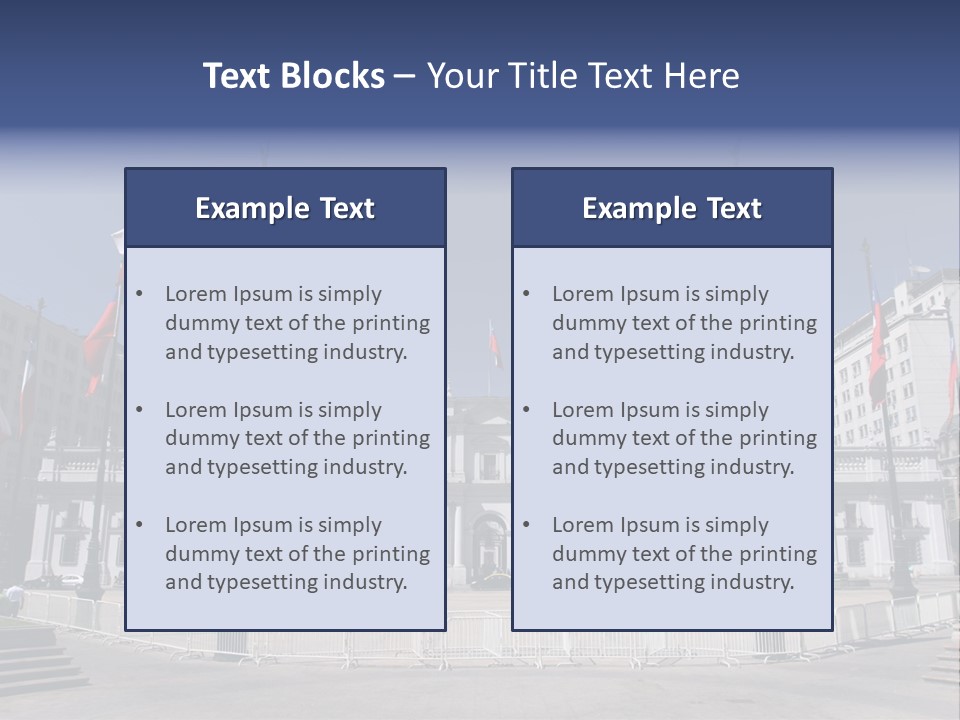Downtown Monument America PowerPoint Template