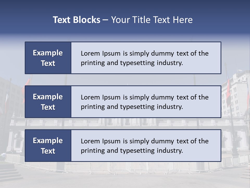 Downtown Monument America PowerPoint Template