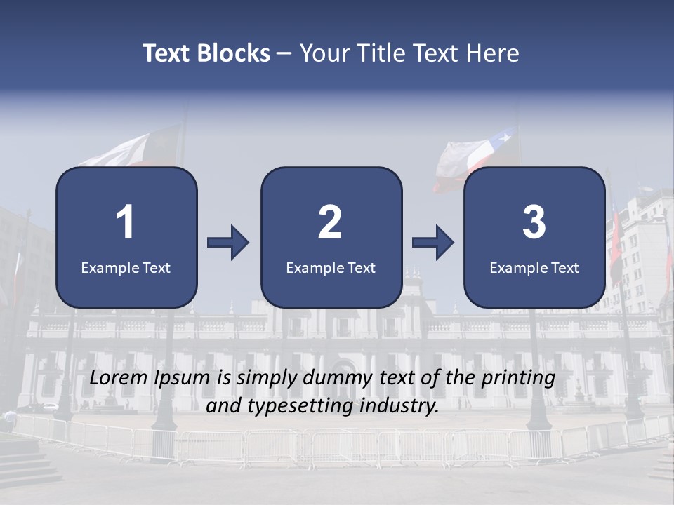 Downtown Monument America PowerPoint Template