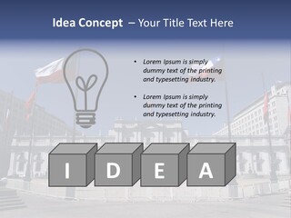Downtown Monument America PowerPoint Template