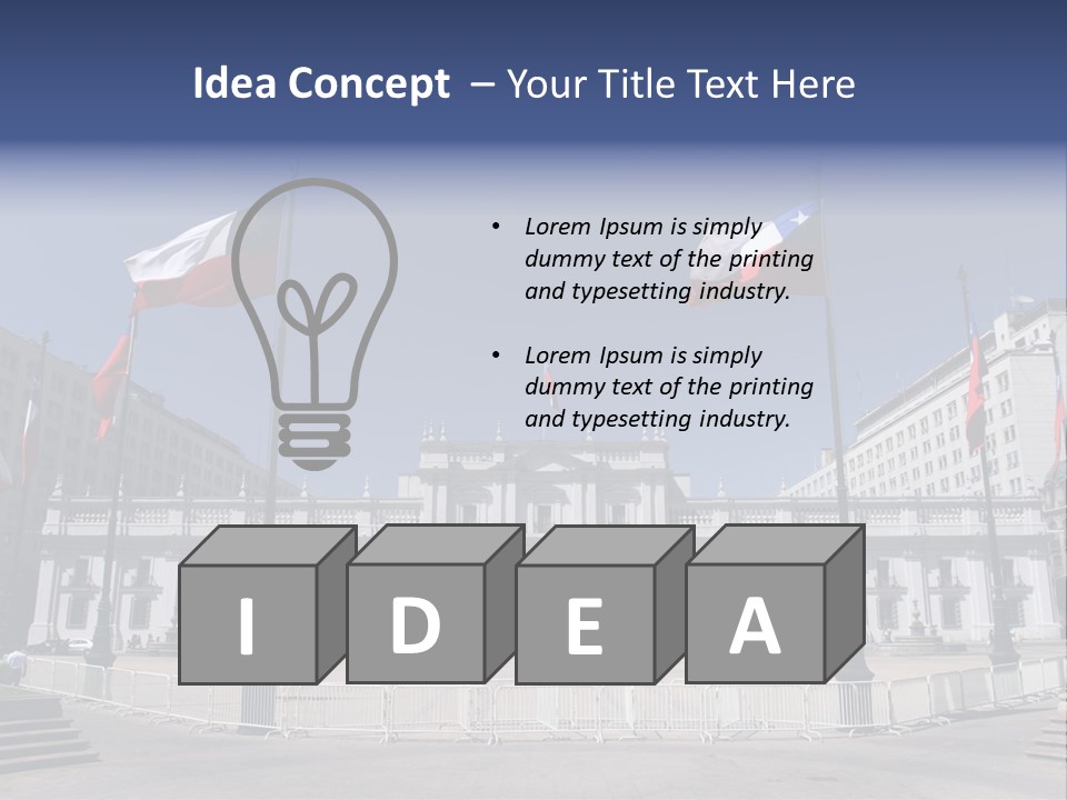 Downtown Monument America PowerPoint Template