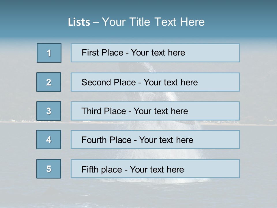 Vallarta Ocean Splach PowerPoint Template