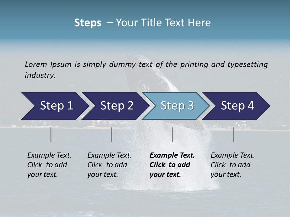 Vallarta Ocean Splach PowerPoint Template