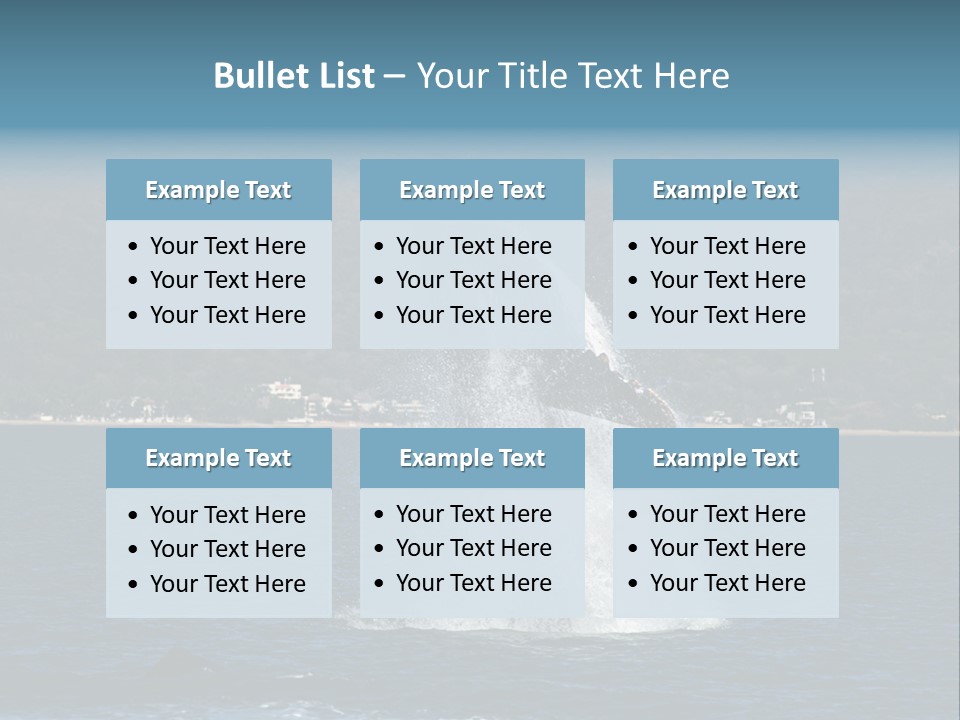 Vallarta Ocean Splach PowerPoint Template