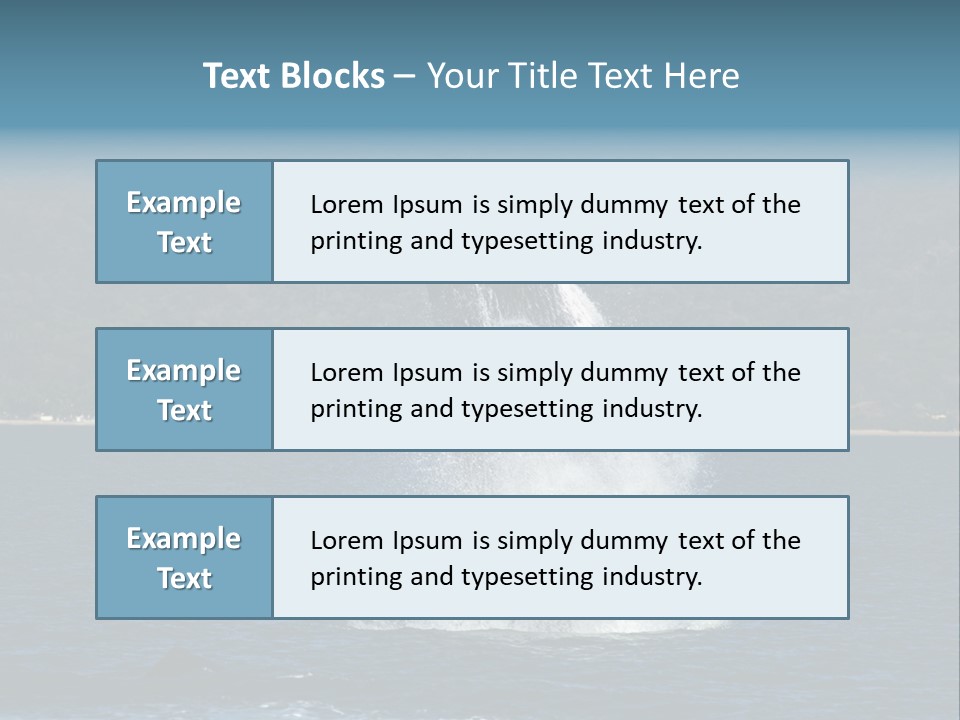 Vallarta Ocean Splach PowerPoint Template