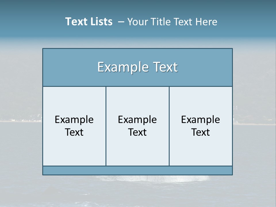 Vallarta Ocean Splach PowerPoint Template