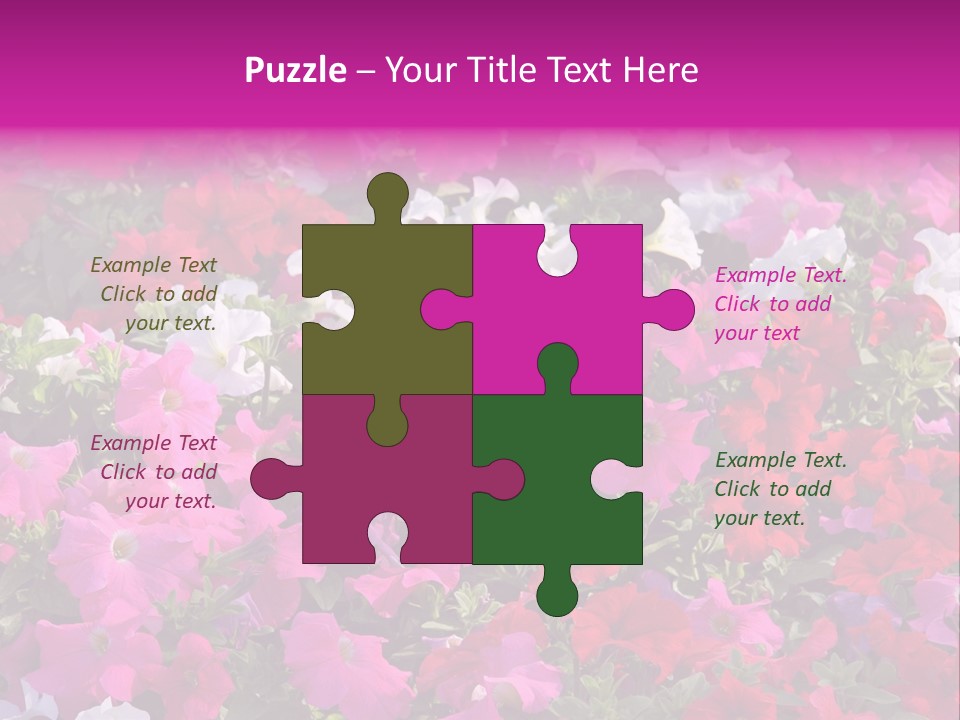 Purple Grow Spring PowerPoint Template