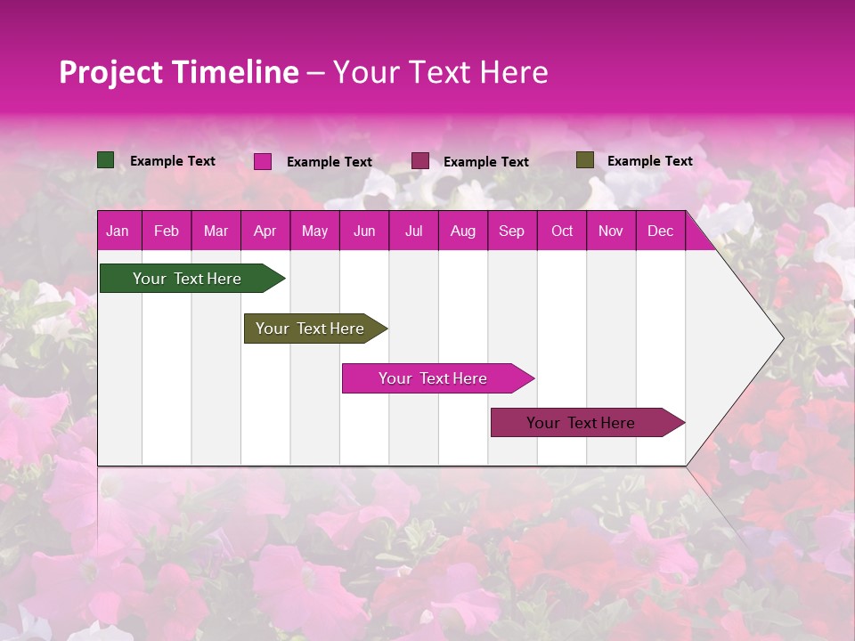 Purple Grow Spring PowerPoint Template