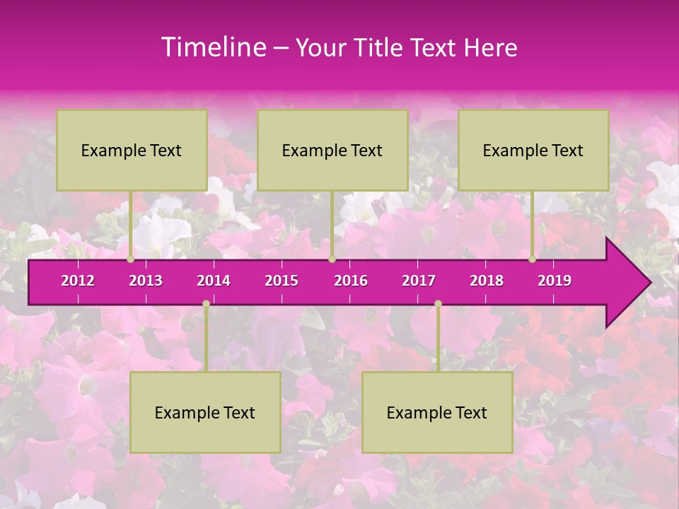 Purple Grow Spring PowerPoint Template