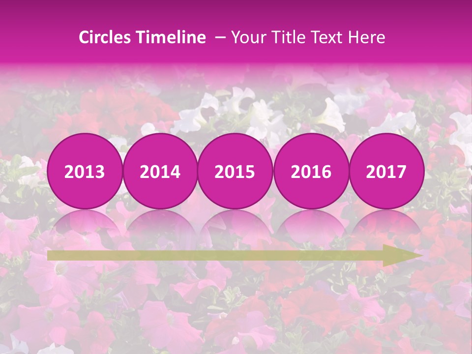 Purple Grow Spring PowerPoint Template