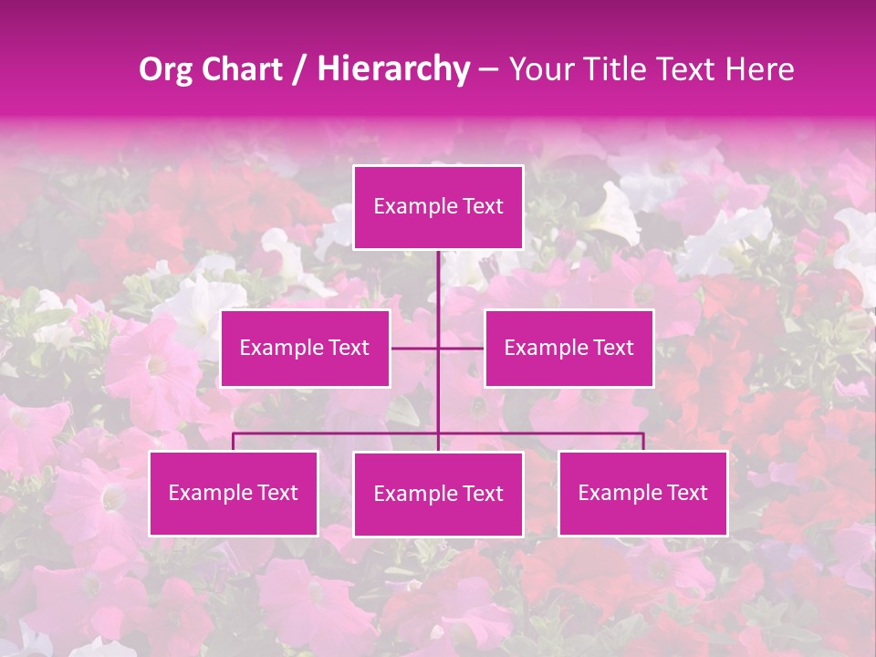 Purple Grow Spring PowerPoint Template