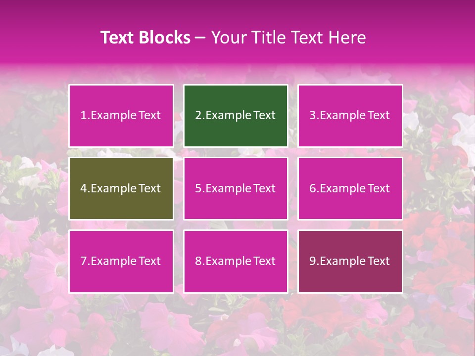 Purple Grow Spring PowerPoint Template