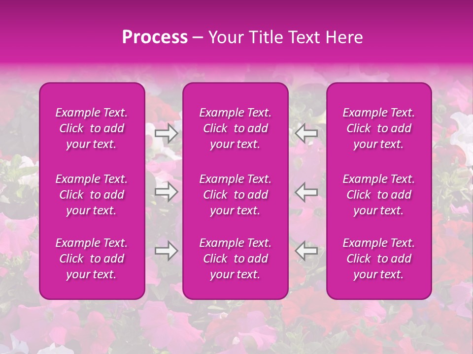 Purple Grow Spring PowerPoint Template