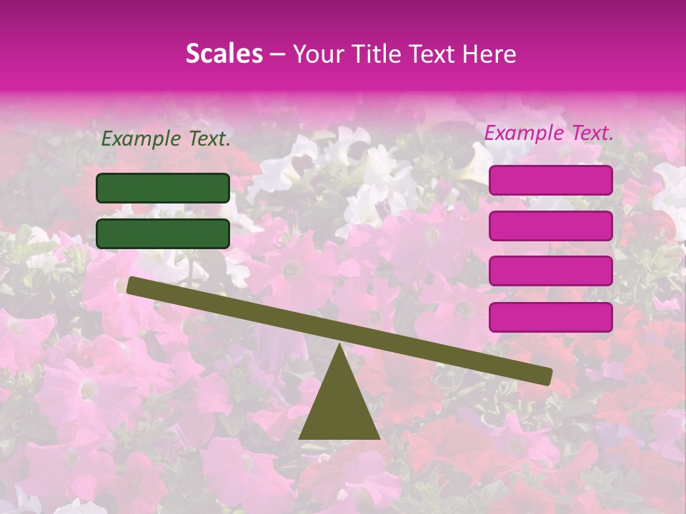 Purple Grow Spring PowerPoint Template