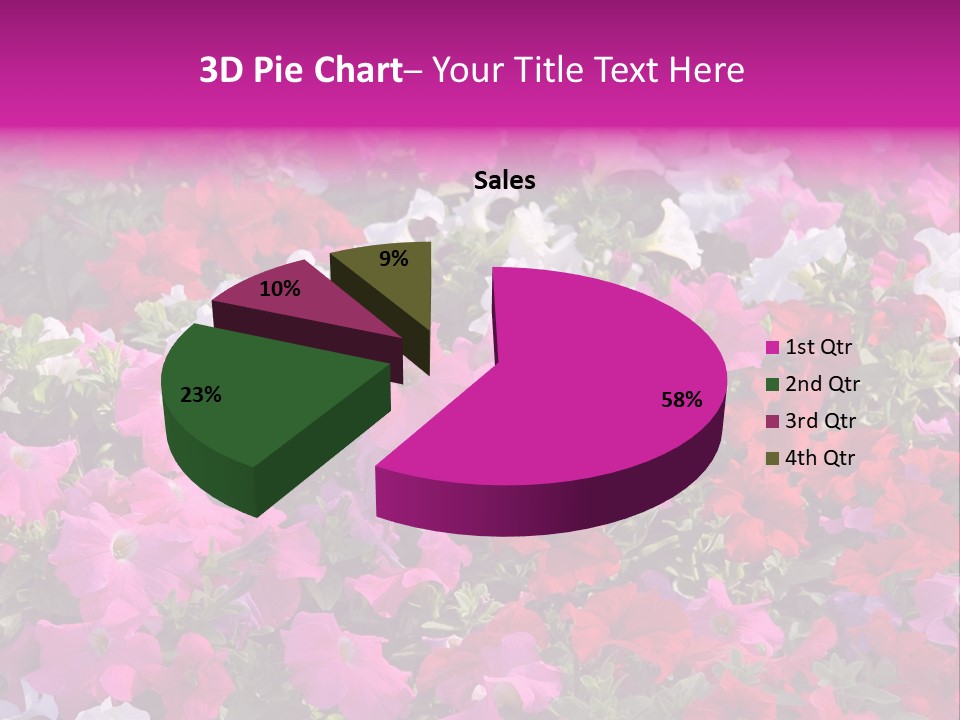 Purple Grow Spring PowerPoint Template