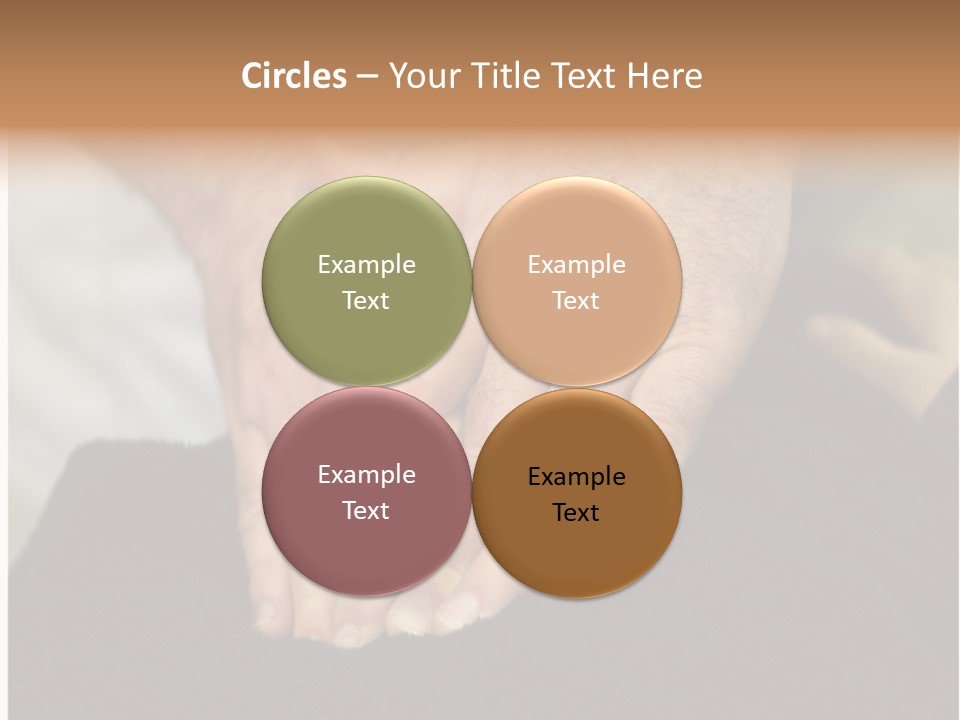 Touch White Massage PowerPoint Template
