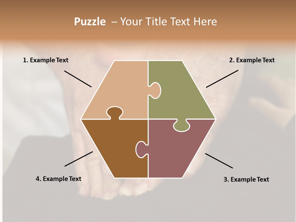 Touch White Massage PowerPoint Template