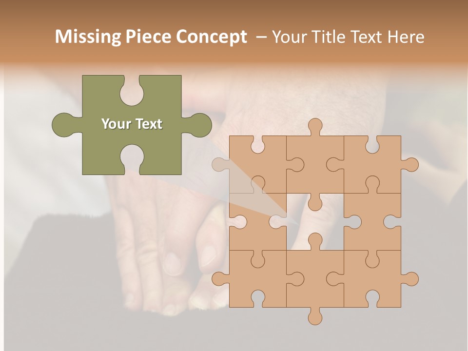 Touch White Massage PowerPoint Template