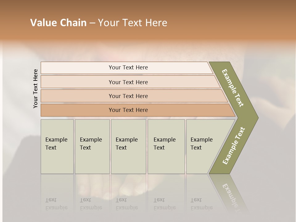 Touch White Massage PowerPoint Template