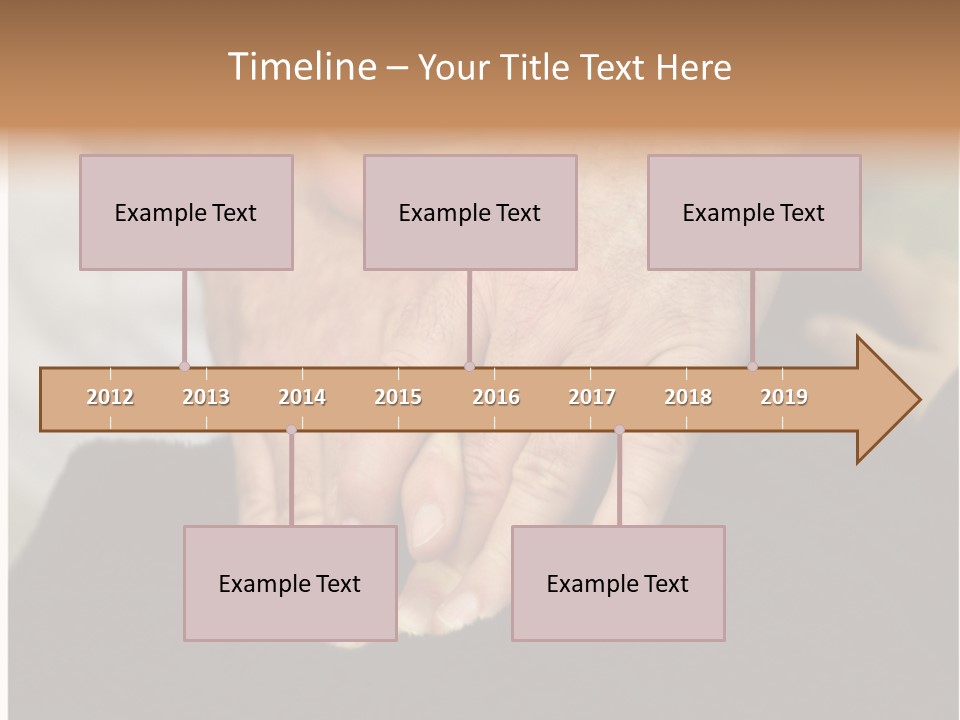 Touch White Massage PowerPoint Template