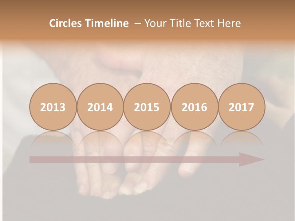 Touch White Massage PowerPoint Template