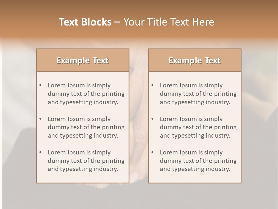 Touch White Massage PowerPoint Template