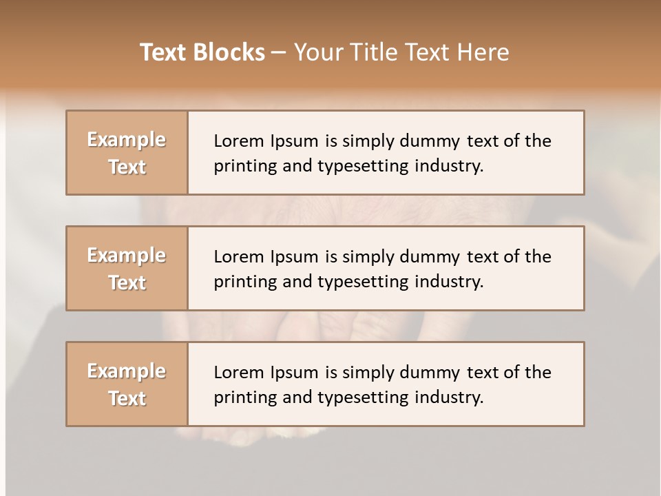 Touch White Massage PowerPoint Template
