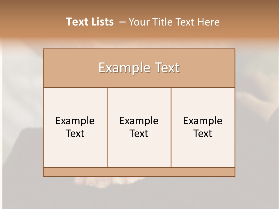 Touch White Massage PowerPoint Template